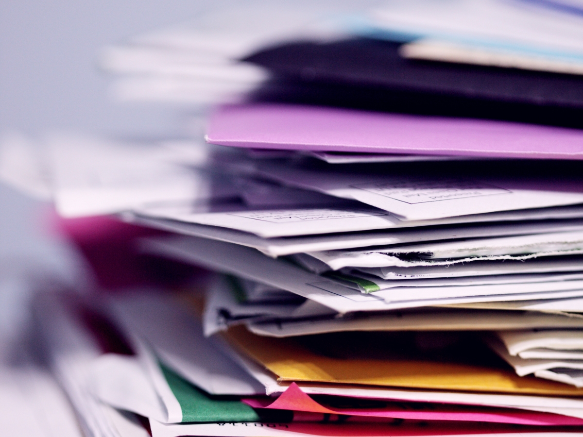 About My Bill Stack of Bills